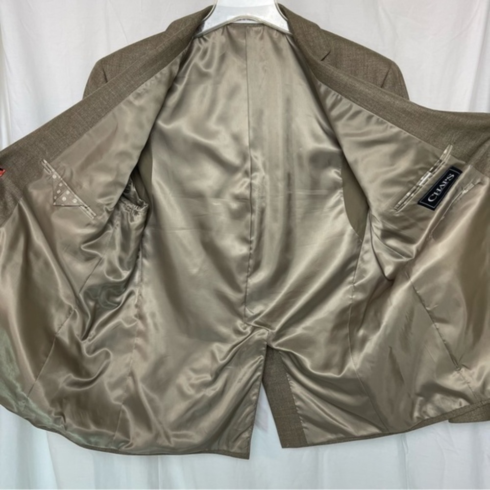 Chaps Birds Eye Woven Pattern 2button Closure Ven… - image 7